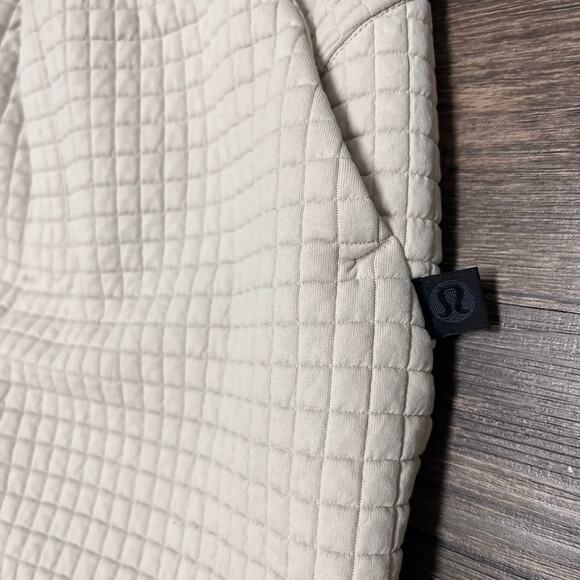 Lululemon Lab Textured Grid HR Jogger 28 Muslin Cream Size 0 Waffle Athleisure - Picture 8 of 10